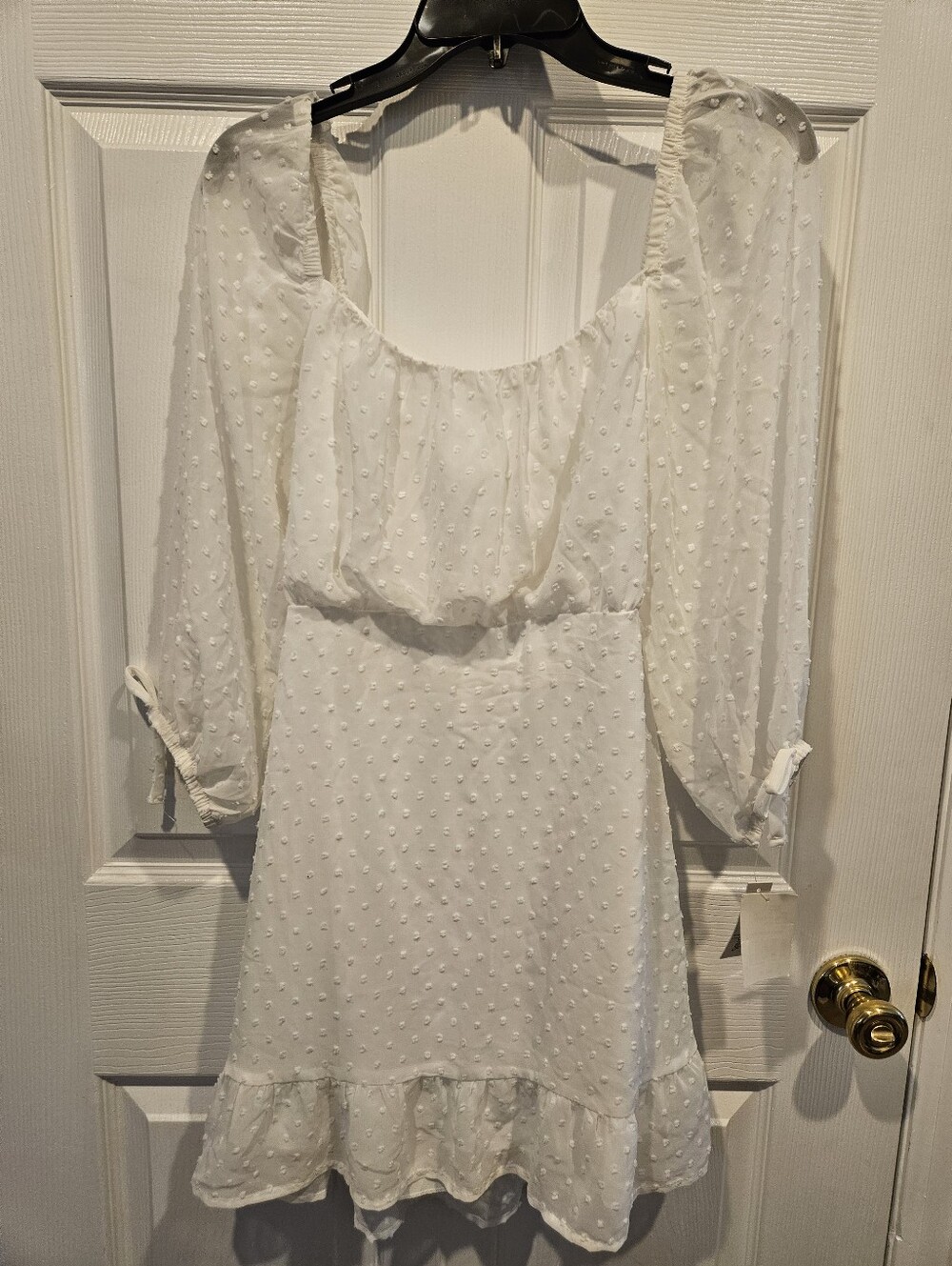 Speechless Open Back White Dress Size Medium NEW with Tags